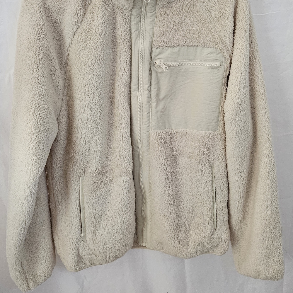 Goodfellow & Co Cream Zip Up Sweater